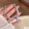 Pulseira Tecida Flor Laço Estrela Lua Fresca e Simples Luxo Leve Moda de Alta Qualidade Joia Versátil