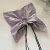 Lenço Quadrado Pérola Brilhante Fino Laço de Fita Lenço Quadrado Prendedor de Cabelo Feminino Elástico Acessórios de Cabelo
