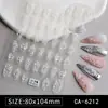 Nuevo Adhesivo para Uñas 5D en Relieve Guofeng Yu Pei Barandilla Bambú Tinta Dibujo Animado Estéreo Uña Arte Adhesivo
