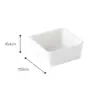 Plástico similar a la porcelana melamina resistente a caídas compartimento comercial snacks fruta deshidratada plato de snacks plato KTV plato de frutas