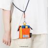 En stock, estilo japonés Ins Doraemon, lindo mini monedero colgante para el cuello, tarjetero, bolso para llaves, bolso cruzado de moda.