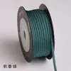 Cuerda Redonda Suave Nudo de Dragón Cuerda Redonda de 2 mm Tejido Hecho a Mano DIY Fabricación de Nudos Chinos Materiales para Pulseras Collares Venta Directa de Fábrica