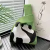 Bolsa de Mano de Celebridad de Internet 2024 Serie Panda Femenina Bolso de Mano a Juego Estudiante Moda Versión Coreana Nueva Bolsa Tejida