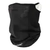 Bufanda de Cuello de Empalme para Exteriores de Verano, Malla Transpirable para Cubrir el Cuello, Bufanda Mágica Deportiva con Letras, Máscara Protectora Solar de Seda de Hielo para Ciclismo