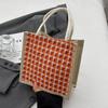 Bolsas de Linho de Mão para Mulheres em Estoque para Atacado Novo Modelo 2026 Bolsas de Presente de Linho Pequenas Bolsas Tote Tecidas de Juta