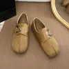 Mocasines Mary Jane, diseño de plataforma interior 2026, zapatos planos versátiles para mujer, piel suave, suela plana, nueva colección de otoño para mujer