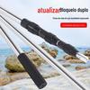 Aço inoxidável cópia rede reforço duplo bloqueio aço inoxidável cópia rede Rod cópia telescópica rede rede de pesca arpão Vara de colheita de frutas vara artes de pesca