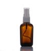 Botella Cuadrada Marrón para Aceites Esenciales, Botella de Spray a Prueba de Luz, Frasco Gotero para Reactivos, Botella de Vidrio Cosmética, Botella de Vidrio Recargable al por Mayor