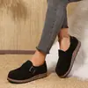 Zapatos de Boken Forrados de Polar para Mujer Talla Grande, Estilo Retro, Plataforma Gruesa de Algodón, En Stock para Amazon, Otoño 2026
