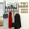 Colgador de puerta sin taladro, perchero de pared, un gadget práctico para colgar ropa y sombreros en la puerta, gancho de pared fuerte y sin rastro