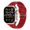 Para Apple Watch1-9 Generación SE Ultra Reloj Inteligente Correa de Silicona con Hebilla Trasera de Malla Transpirable en stock