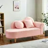 Sofá Bege para Apartamentos Pequenos, Sofá de Sala, Sofá de Tecido Moderno para Lojas de Roupas e Pousadas, Sofá Preguiçoso