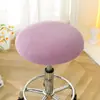 Funda para Taburete Redondo Cojín para Silla Almohadilla Circular para Asiento Pequeño Taburete de Barra Salón de Belleza Silla Giratoria Funda Universal de Tela para Asiento Cobertura Completa