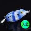 Isca Falsa Luya Simulada Isca Biónica de Silicone Isca Macia Isca Preta 6cm/13g Sapo com Lantejoula Isca Removível Pesca de Arraste
