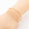 Moda y Personalidad Popular Fotografía Callejera Europea y Americana Cadena de Garras Full Diamond Hueca Pulsera para Mujer Pulsera Multicapa Hecha a Mano B251