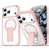 Nuevo Modelo Adecuado para Iphone17Promax Funda para Teléfono Móvil con Soporte Magnético Deslumbrante Apple 16 Tacto Suave PC Protección Anti-Caídas