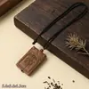 Colar Pingente Lanyard Chaveiro Colar Pingente Colar de Contas He Xiang Pingente Wenwan Incenso Medicinal Etiqueta para Pendurar Marca He Xiang Ping An