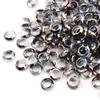 Nuevos Accesorios para Uñas Anillo de Ángel de 14-20 mm Retro Uña Diamante Cristal Vidrio Estilo Japonés Transparente Siete Colores