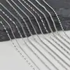 Atacado de Fábrica Vários Colares de Aço Titânio de 60cm Sem Pingentes Corrente Simples para Clavícula Corrente para Suéter Corrente de Joia de Aço Inoxidável