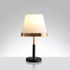 Lámpara de mesa de noche para dormitorio romántico, lámpara de estilo europeo, lámpara de mesa de noche para sala de estar de hotel, estilo nórdico, interruptor de botón, de escritorio, para uso doméstico