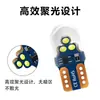 Luz de pisca LED T10 para carro novo luz de pisca T10 de silicone luz de placa luz de leitura Núcleo de 6 lâmpadas Universal