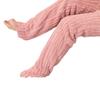 Rodilleras para ancianos calcetines largos cálidos piernas viejas frías articulación de la rodilla a prueba de frío calcetines de vellón coral leggings para dormir engrosados