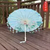 Guarda-chuva de Papel de Óleo Pétala Borla Clássico Meninas Dança Desempenho Adereços Dinastia Han Guarda-chuva de Fotografia Decoração Cheongsam Guarda-chuva Infantil