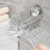Colgador de ventosa Songtai artefacto de almacenamiento perchero para balcón sin perforaciones barra colgadora retráctil almacenamiento de ropa para colgar en la pared