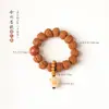 Contas de Bodhi de Diamante para Meditação Manual, Contas de Oração Estilo Nicho, Corrente para Celular, Pingente para Bolsa, Acessório Decorativo Estilo Chinês