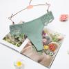 Braguitas tipo tanga de nuevo estilo para mujer, tanga acanalada de control de abdomen de encaje, braguita T-back de algodón puro transpirable de tiro bajo al por mayor del fabricante