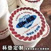 Posavasos desechables personalizados, absorbentes, para bares de cerveza, bares de cócteles, con logo, tarjetas pequeñas, posavasos de papel para café