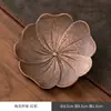 Posavasos de Aleación Aislante de Calor Antiescaldante Japonés Soporte para Taza de Estaño Cobre Antiguo Creativo Tapete para Taza de Té Accesorios para Tetera Lote de Tapete Metálico
