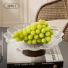 Diseño Patentado, Nuevo Plato de Frutas Creativo con Forma de Pétalo de Hoja de Loto, Lujo Ligero, Resistente a Roturas, Adecuado para Uso en Casa, Snacks de Fiesta y Plato de Postre