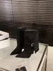 Botas de tacón alto de punta acampanadas cortas para mujer 2026 Otoño/Invierno Marrón Estilo coreano Botitas Botas adelgazantes