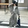 Conjunto de Ropa de Otoño para Niñas 2026 Nuevo Atuendo de Moda para Niños, Elegante y Atractivo Conjunto de Dos Piezas para Primavera/Otoño para Niños Mayores