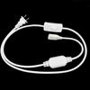 Interruptor de tira de lámpara Cob enchufe 220v tira de lámpara junta sin soldadura fuente de alimentación calibre europeo conector de tira de lámpara COB balasto 110V