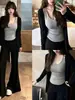 Ropa de protección solar de talla grande para mujer, puro deseo, nuevo estilo de verano, ligera y transpirable, cárdigan de longitud media, conjunto casual y deportivo de tres piezas