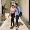 Dropshipping Trajes de Baño para Hombre y Mujer, Dos Piezas Manga Larga Estilo Deportivo, Oculta Barriga y Adelgazante, Trajes de Baño para Parejas Japoneses y Coreanos al por Mayor