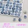 Strass Mistos K9 de Alta Qualidade para Nail Art, Imitação Huazi Azul Claro Multifacetado com Fundo Pontiagudo de Formato Irregular em Atacado, Strass Grandes Brilhantes para Unhas