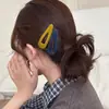 Grampo de Cabelo Veludo Colorido Simples Gota d'Água Coreano Para Mulheres Franja Cabelo Quebrado Presilha Lateral Presilha de Orelha Presilha BB Acessórios de Cabelo