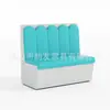 Sofa para Cabina de Restaurante Occidental de Té con Leche, Mesa y Silla, Combinación para Comida Caliente, Barbacoa de Carne, Catering, Forma Curva, Semicircular, Irregular, Personalizado