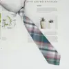 Camisa de corbata pequeña para mujer Jk Estilo universitario Suave Una cuchilla Ins japonés Chica Versátil Cuadros Sin golpe Uniforme estudiantil