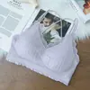 Nuevo Artículo Top de Tirantes sin Costuras Top Tubo Sexy de Encaje con Escote en V Cruzado en el Hombro Tirante para el Hombro Ropa Interior para Mujer