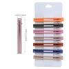 Clip Lateral de Moda de 8 cm para Mujer Invierno Nuevo Pasador Pinza de Posicionamiento Pinza de Pato Cuadrada Pinza Lateral Cabello Roto Adorno para el Cabello