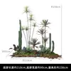Simulação Floresta Tropical Combinação de Plantas Biônicas Grande Paisagem Planta Verde Falsa Paisagem Decoração de Piso Interno Exibição