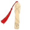 Separador de Libros de Madera Traje Chino Set de Cuatro Colores Cheongsam Hanfu Estilo Antiguo Ropa Artística Separador de Libros de Madera Souvenir