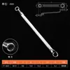 YATO Llave Flor de Ciruelo Doble Cabeza de Cuello Alto Torx Herramienta de Tablero Llave CRV Llave de Doble Propósito 5.5x7