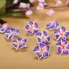 Flor de Arcilla Suave Hecha a Mano de 15 mm Flor de Plumeria Pulsera de Vacaciones en la Playa DIY Pasador Accesorios de Joyería para el Cabello Material
