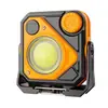 Luz multifuncional para camping al aire libre con duración de batería ultralarga, luz portátil para puesto de mercado nocturno, luz de trabajo para reparaciones con pantalla digital y accesorio magnético, súper brillante