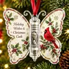 Ornamentos de Presente em Dinheiro Borboleta de Novo Produto Transfronteiriço Tubo de Borboleta de Natal Presente em Dinheiro